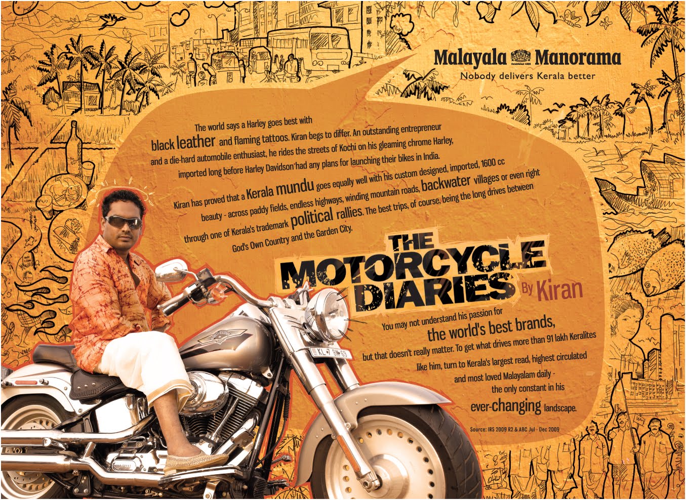 Malayala Manorama - The Motorcycle Diaries by Kiran | Stark Communications Pvt Ltd