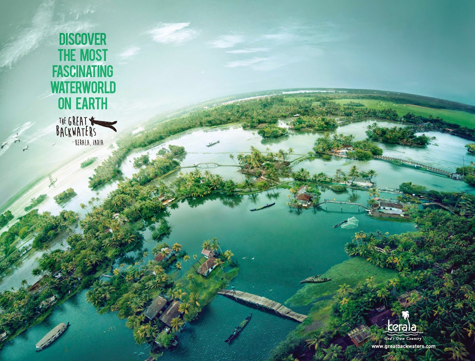 The Great Backwaters Campaign | Kerala Tourism | New Water World - Backwaters of Kerala 1 | Stark Communications Pvt Ltd