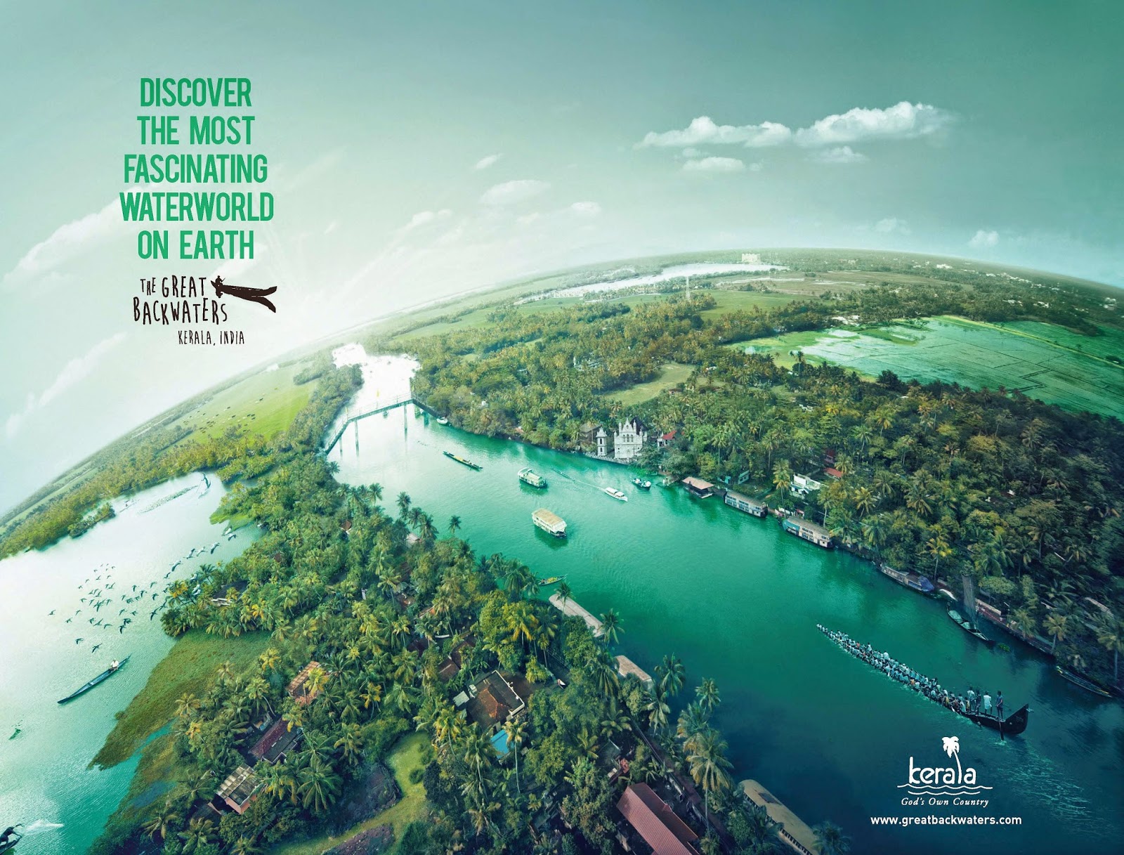 The Great Backwaters Campaign | Kerala Tourism | New Water World - Backwaters of Kerala 2 | Stark Communications Pvt Ltd