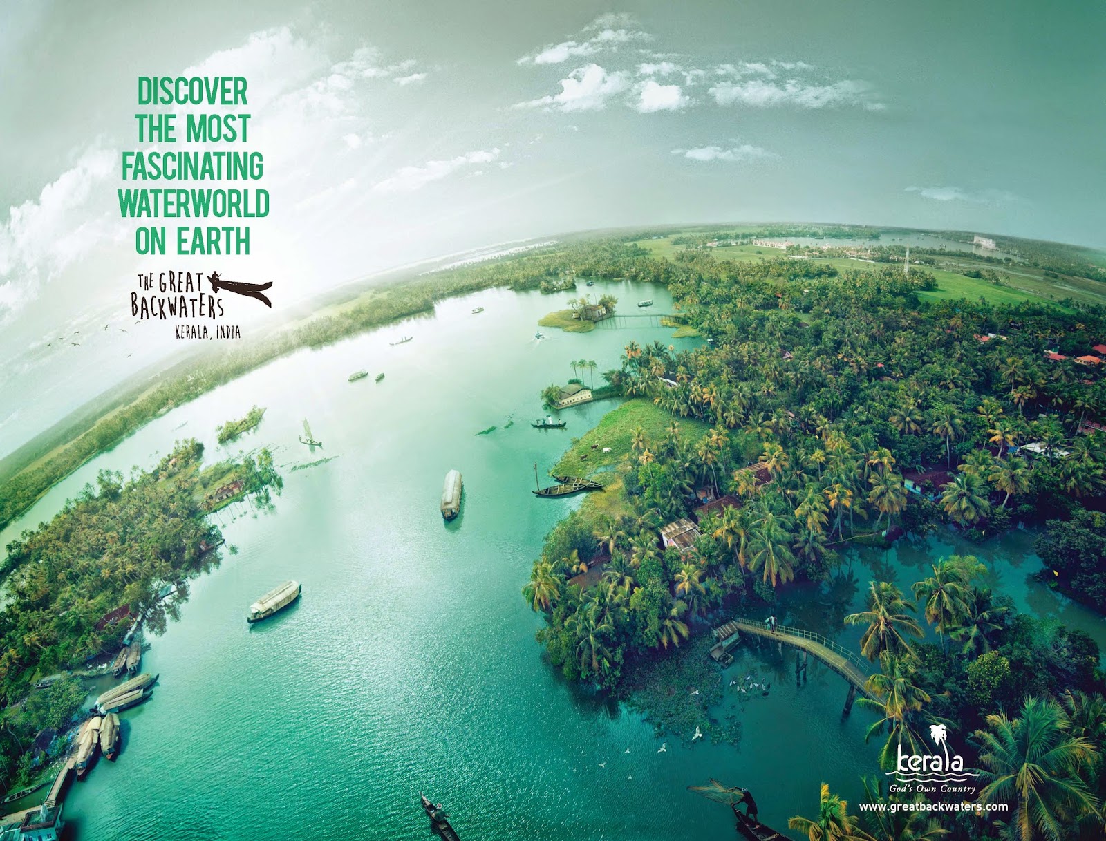 The Great Backwaters Campaign | Kerala Tourism | New Water World - Backwaters of Kerala 3 | Stark Communications Pvt Ltd
