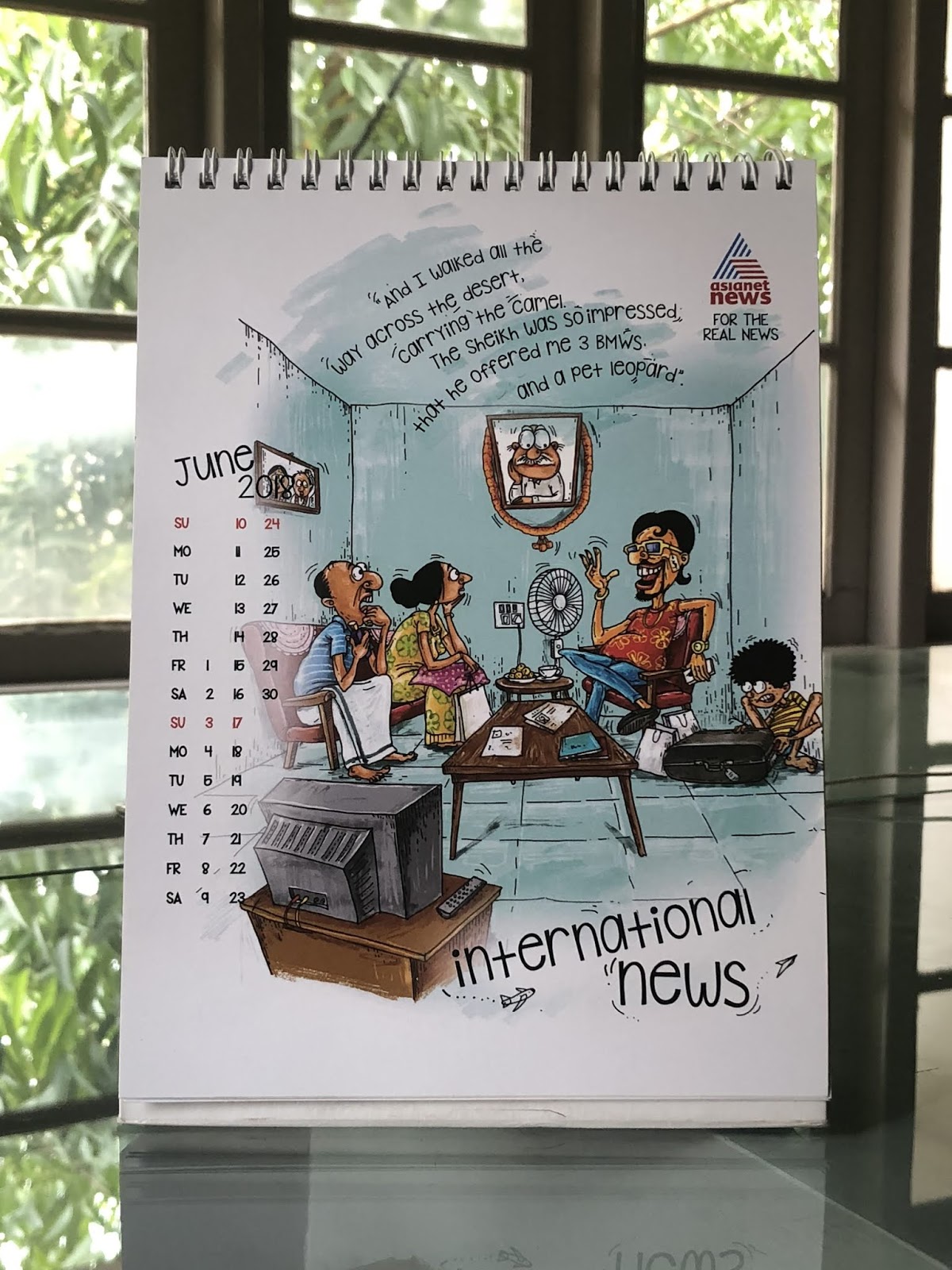 Asianet News 2018 Calendar mock-up - 3 | Stark Communications Pvt Ltd