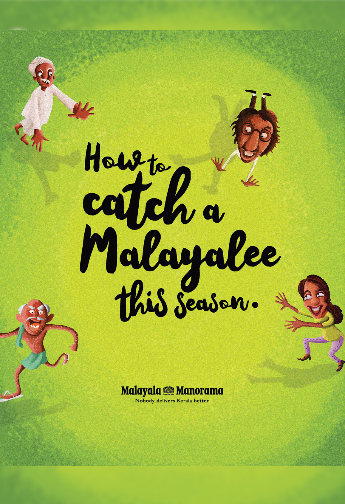 How to Catch a Malayalee by Malayala Manorama | Print mock-up 5 by Stark Communications Pvt Ltd