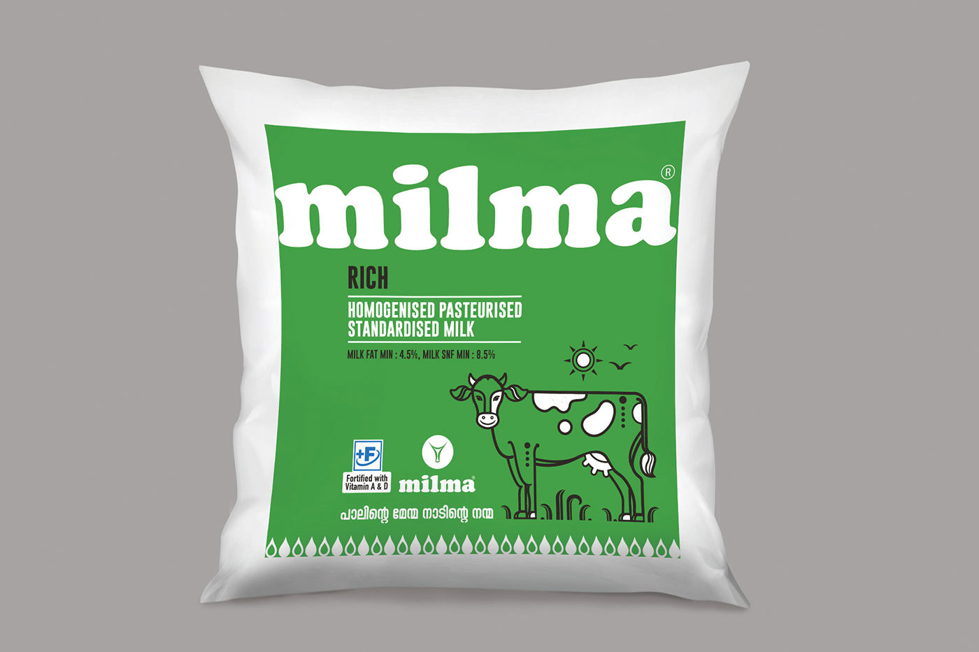 Milma Rich Milk Homogenised Pasteurised Standardised Milk
