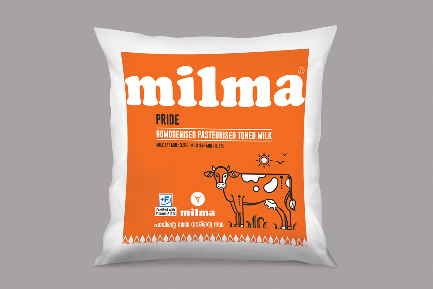 Milma Pride Homogenised Pasteurised Toned Milk